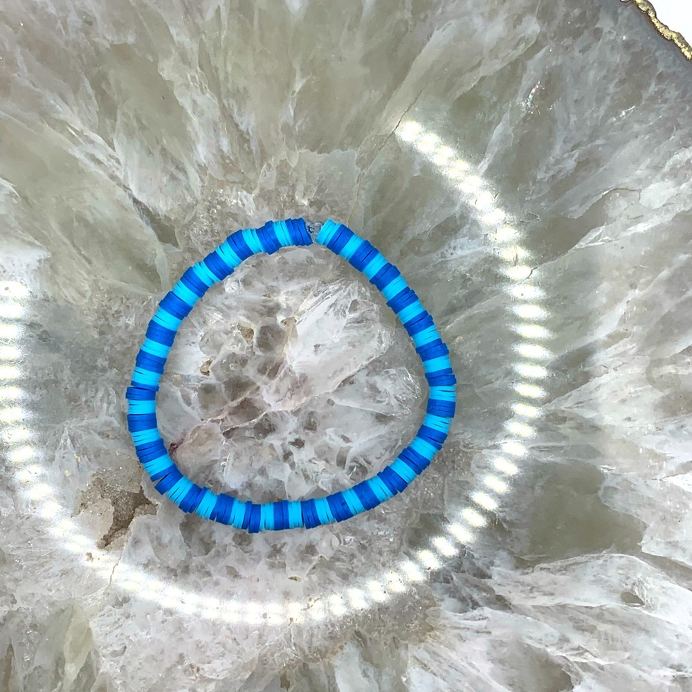 Clay bead bracelet “Ocean Wave”